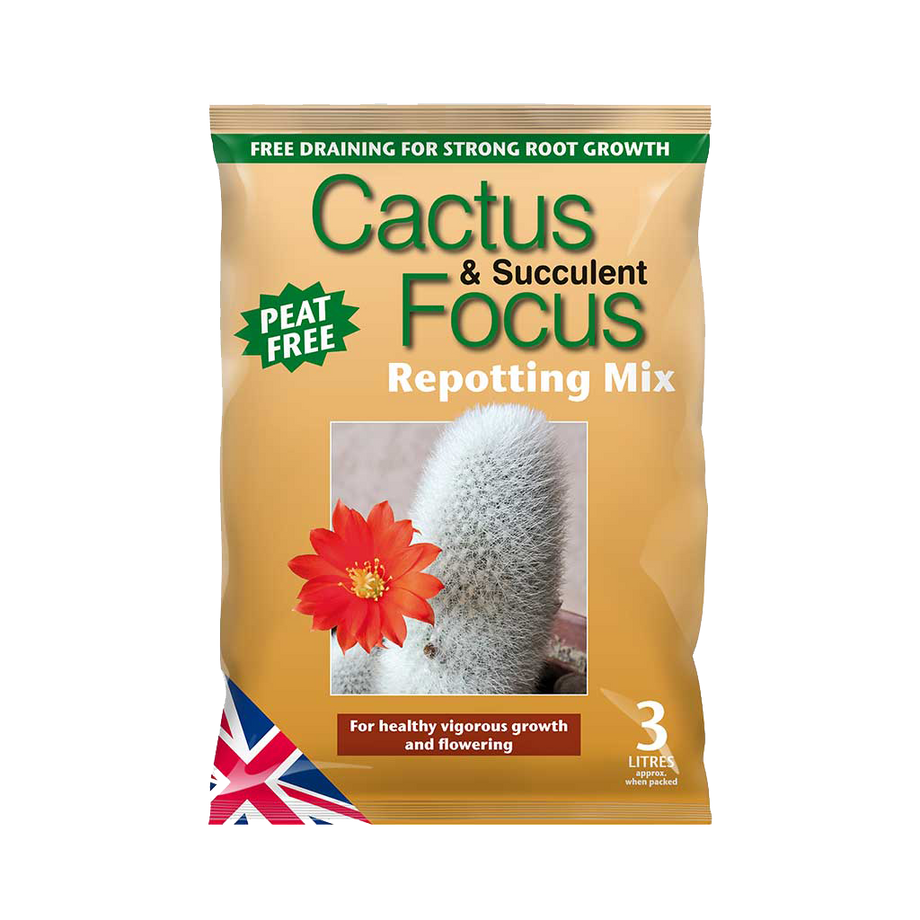 cactus and succulent focus repotting mix Cactus & Succulent Focus Repotting Mix Peat Free (3L) – Lancaster's Home  and Garden